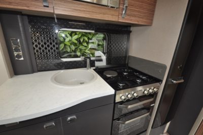 Swift Eccles 480 caravan kitchen