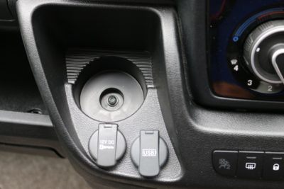 Swift Escape Compact 205 cupholder, power, USB socket