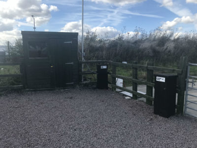 Water and electric at secure storage site