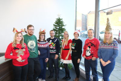 Caravan Guard Christmas jumper day