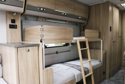 Elddis Avante 586 bunk beds