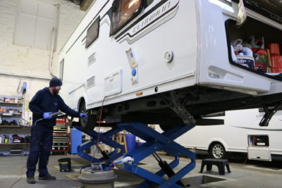caravan serviced