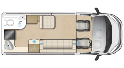 Elddis Avante 586 Floorplan Elddis Avante 586 Floorplan