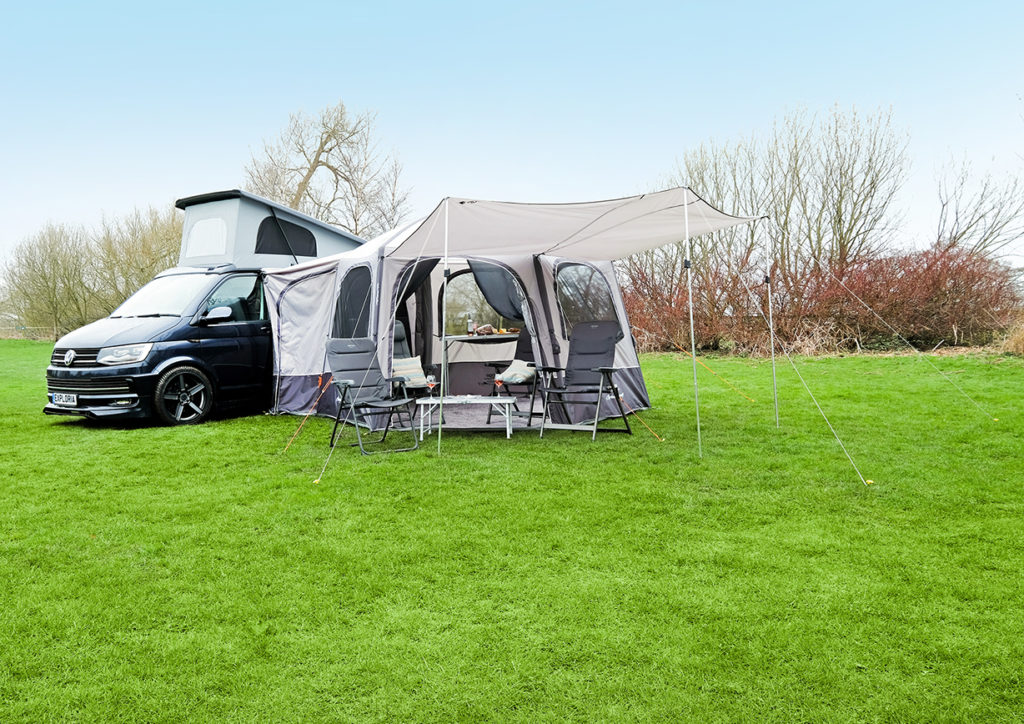 motorhome awning airhub hexaway