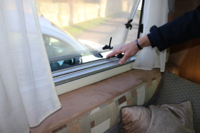 Motorhome window seal check