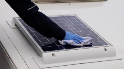 Caravan solar panel