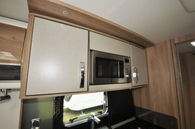 2019 Swift Elegance 560 overhead microwave