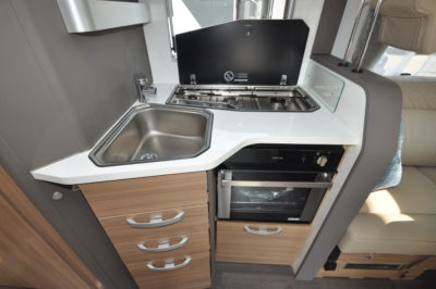 2019 Adria Matrix Supreme 670DC kitchen