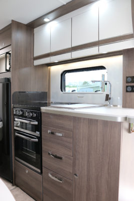 2019 Buccaneer Aruba caravan kitchen