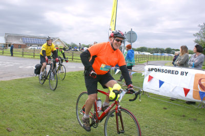 Peter Wilby in the Great Yorkshire Bike Ride