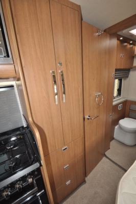 2019 Auto-Trail Tracker EB motorhome wardrobe