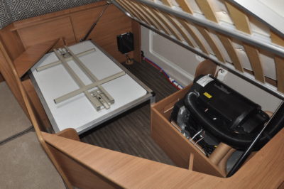 2019 Auto-Trail Tracker EB motorhome underbed storage