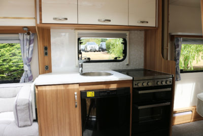 2019 Lunar Clubman SI caravan kitchen