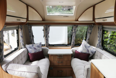 2019 Lunar Clubman SI caravan lounge