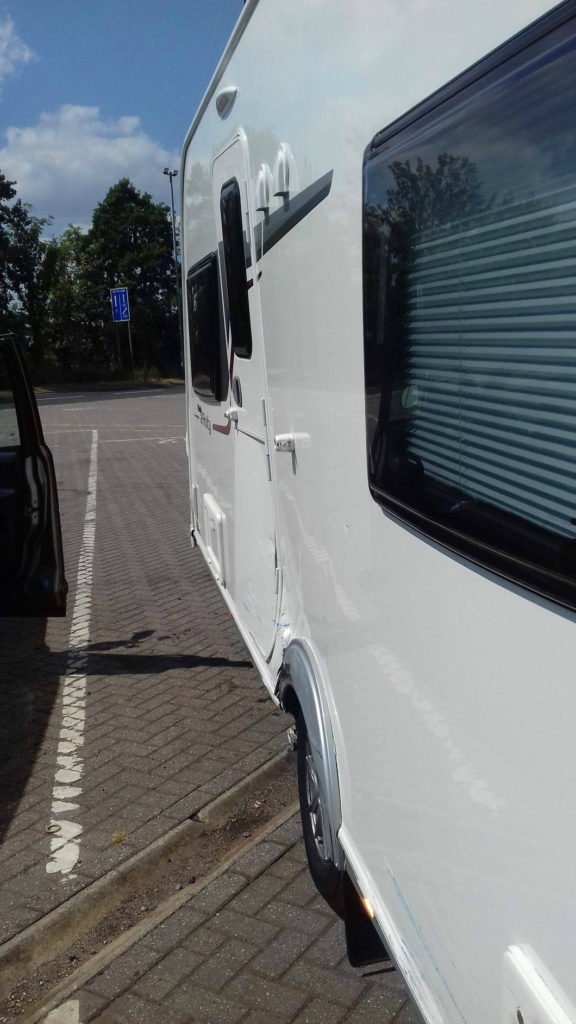 Damaged caravan insurance claim