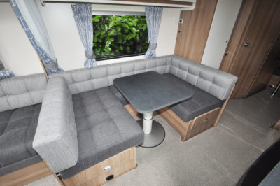 2019 Swift Sprite Super Quattro DB caravan lounge
