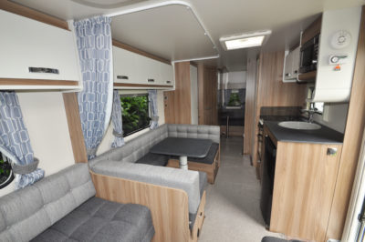 2019 Swift Sprite Super Quattro DB caravan interior