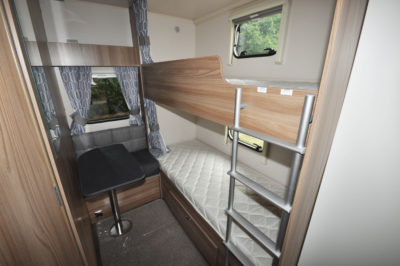 2019 Swift Sprite Super Quattro DB caravan bunk beds