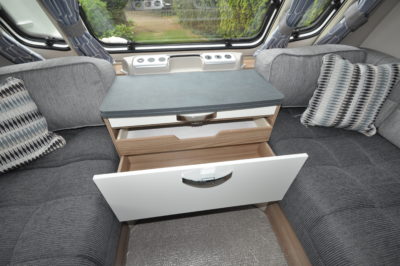 2019 Swift Sprite Super Quattro DB caravan lounge