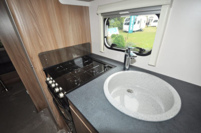 2019 Swift Sprite Super Quattro DB caravan kitchen