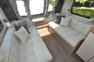 2019 Coachman Laser 650 caravan lounge