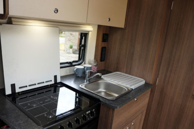 2019 Bailey Phoenix 420 caravan kitchen