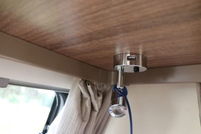 2019 Bailey Phoenix 420 caravan reading lamp