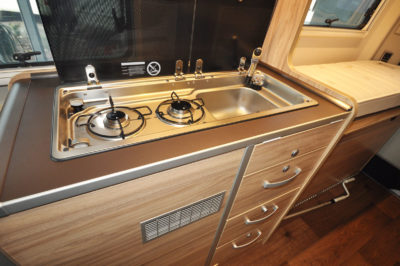 2019 HymerCar Ayers Rock Crossover campervan kitchen