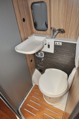 2019 HymerCar Ayers Rock Crossover campervan washroom