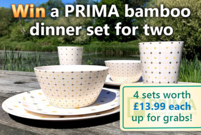 PRIMA bamboo dinner set for two thumbnail