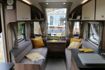 Bailey Phoenix 760 interior looking forward