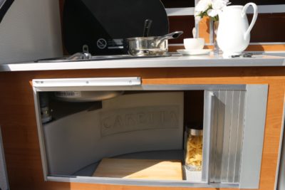 Carette 1500 caravan undersink cupboard