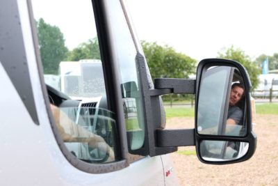 Get a clear view when reversing your motorhome