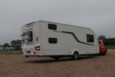 Give yourself plenty of room reversing your caravan