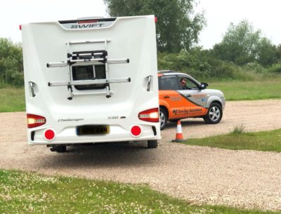 caravan reversing