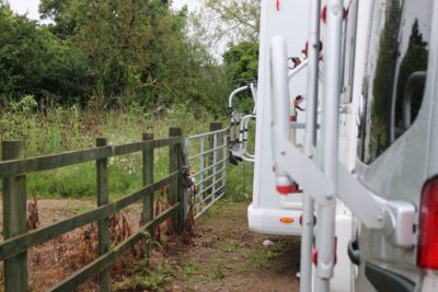 Leave plenty of room behind your motorhome