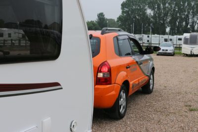 Reverse slowly with your caravan