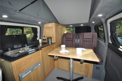 Rolling Homes Kingsley Campervan Dining Kitchen