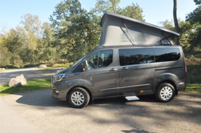 Rolling Homes Kingsley Campervan Roof up