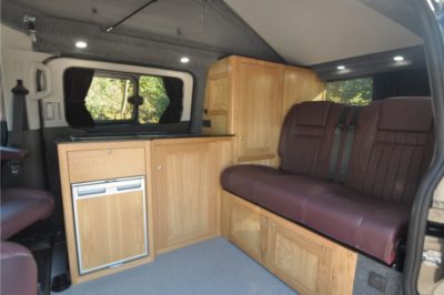 Rolling Homes Kingsley Campervan lounge seating