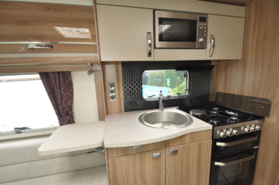 2020 Swift Challenger X 835 caravan kitchen
