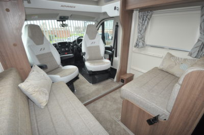 Bailey Advance 764T front lounge