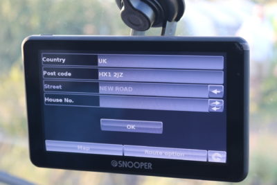 Snooper S6900 motorhome sat nav