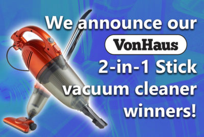 VonHaus vacuum cleaner winners… thumbnail