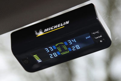Fit2Go Michelin TPMS solar powered display screen