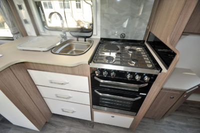 2020 Coachman Laser Xcel 875 caravan kitchen