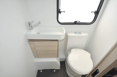 2020 Adria Altea Dart 62 DP caravan washroom