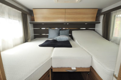 2020 Adria Sonic Axess 600 SL motorhome bed