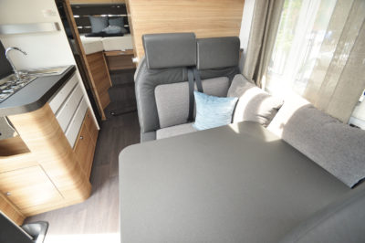 2020 Adria Sonic Axess 600 SL motorhome travel seats