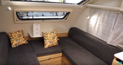 Adria Action two berth caravan internal